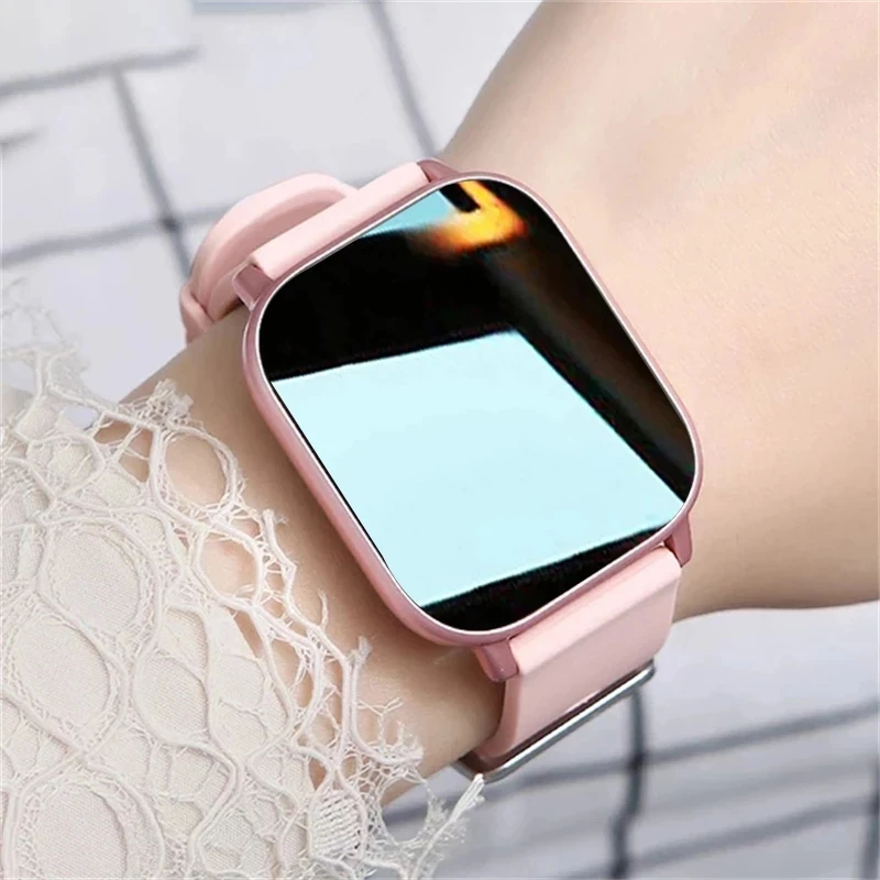 2021 New Women Smart watch Men 1.69&quot Color Screen Full touch Fitness Tracker Call Clock Ladies For Android IOS+BOX | Электроника