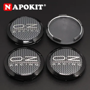

4PCS Quality 64MM-60mm-62mm Clip Auto Car Wheel Center Hub Caps for OZ Racing Emblem Logo Sticker Car Rim Hub Cap Cover Refit