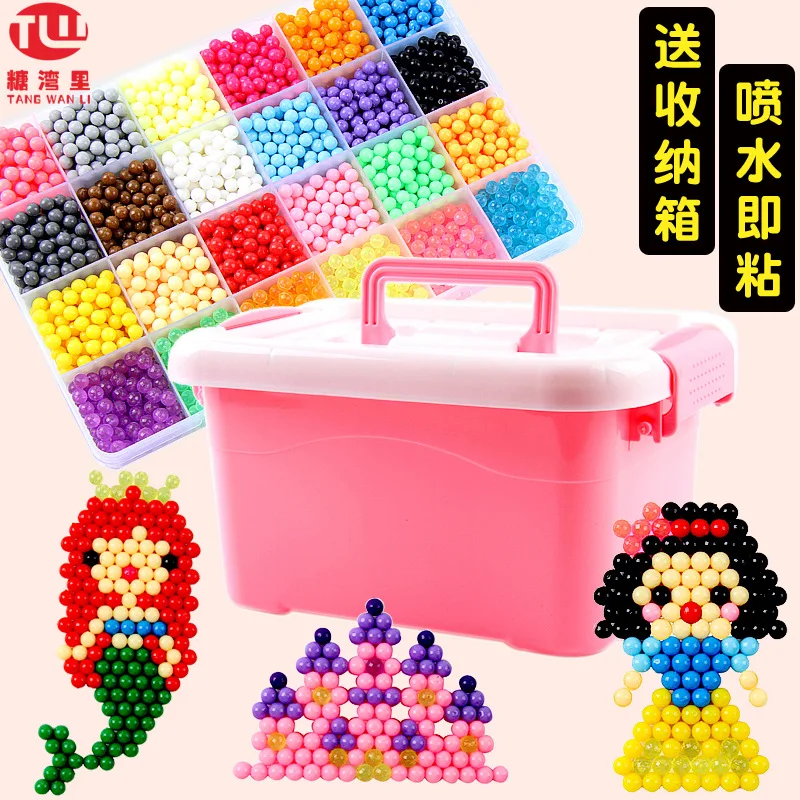 Sugar Bay магические бусы с водяным туманом DIY обучающие игрушки ручной работы Волшебные бусы с водяным туманом магические бусы подарок для девочек и мальчиков