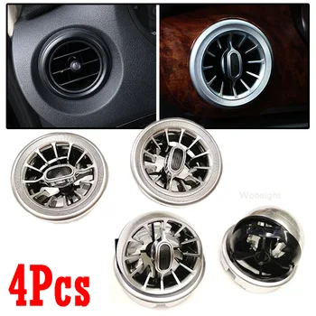 

Wooeight 4x Turbo Style Interior Air AC Vent Outlet Trim Cover Fit for Mercedes Benz V Class Vito Viano Metris W447 2015-2019