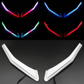 

Motorcycle Eyebrow lamp Refitting water steering lamp RGB remote control warning light For YAMAHA R15 V3 2017-2020