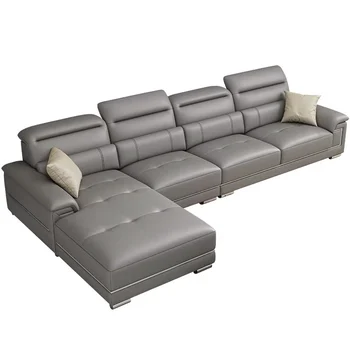 

Brand new design wholesale price living room furniture corner leather sofa
