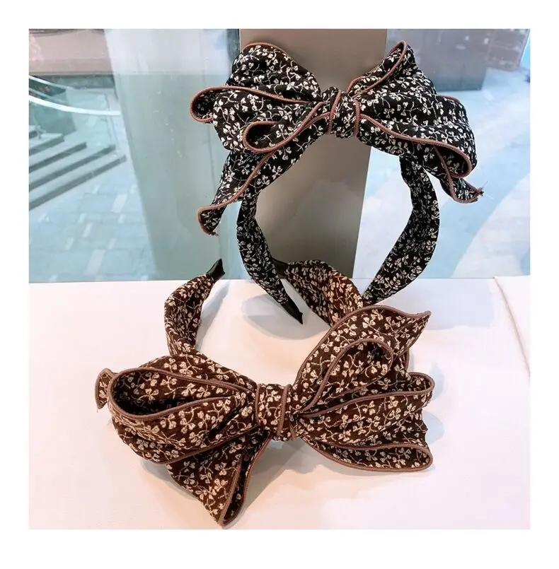 Floral Big Bow  Hairbands  For Women Korea Hair Accessories For Girls Hair Band Hair Bows  Hairband Headbands