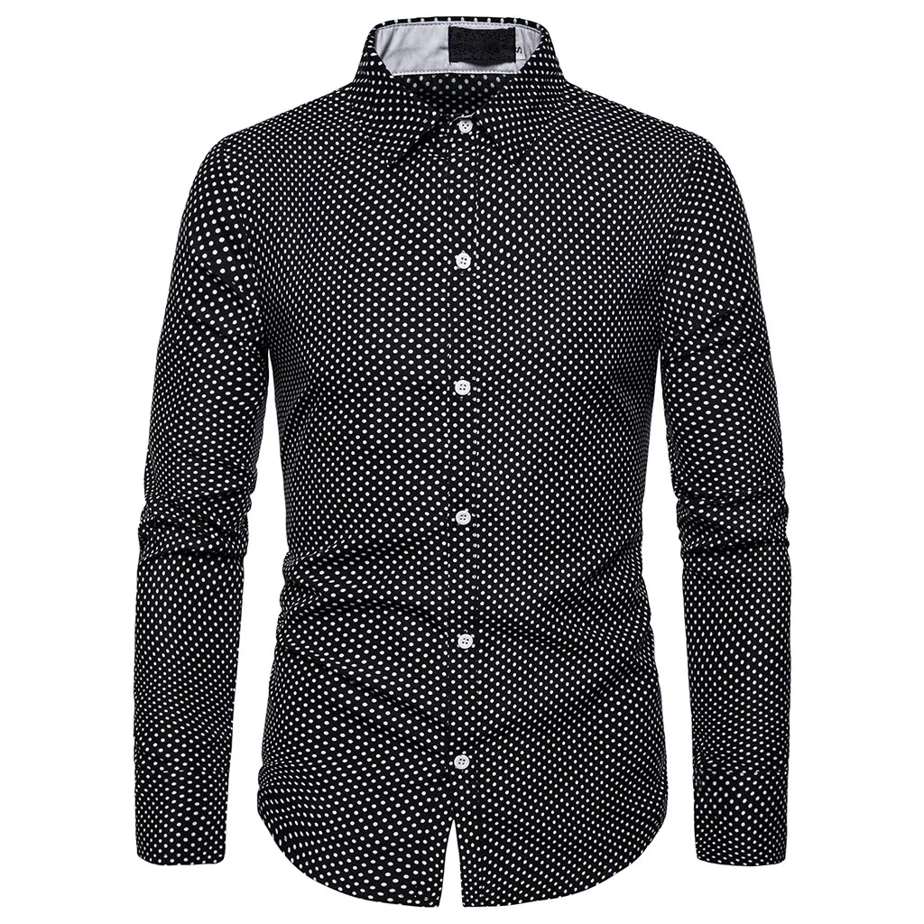 OEAK Chemise Homme Деловая одежда приталенная Повседневная рубашка с рисунком «гусиные лапки» Мужская модная рубашка с длинными рукавами на пуговицах летняя и осенняя мужская рубашка