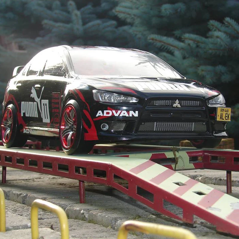 自動車 Lancer Evolution Ralliart 1/10 1:32 Scale Mitsubishi Lancer Evolution X EVO 10 Tenth Ralli