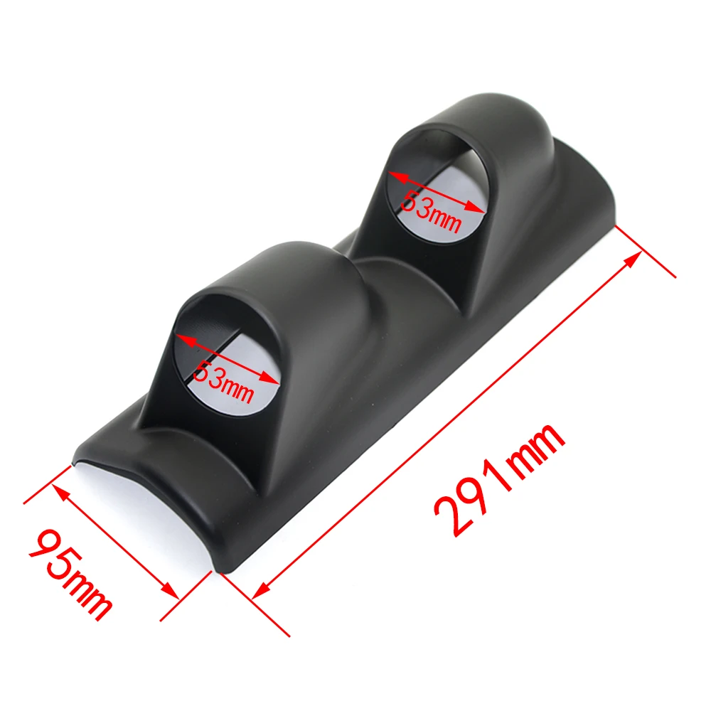 Universal 2" 52mm car gauge pod single double triple car meters holder black for left right drive for 2 inch 52mm gauges car gauge meter gauge holder mount
