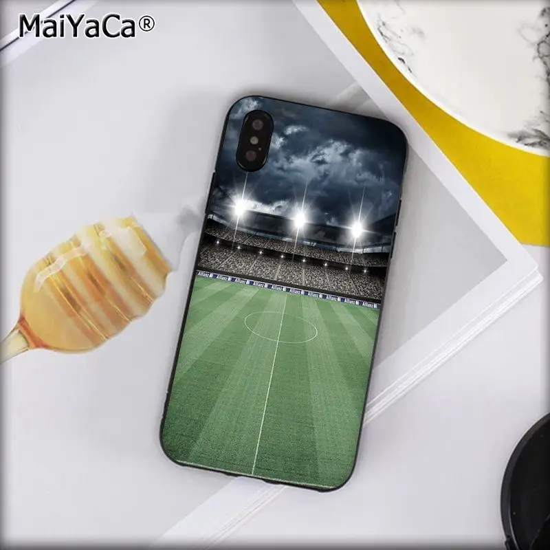 MaiYaCa Барселона Домашний футбольный стадион умный чехол черный корпус чехол для телефона для iphone 11 pro 8 7 66S Plus X XS MAX 55S SE XR - Цвет: A11