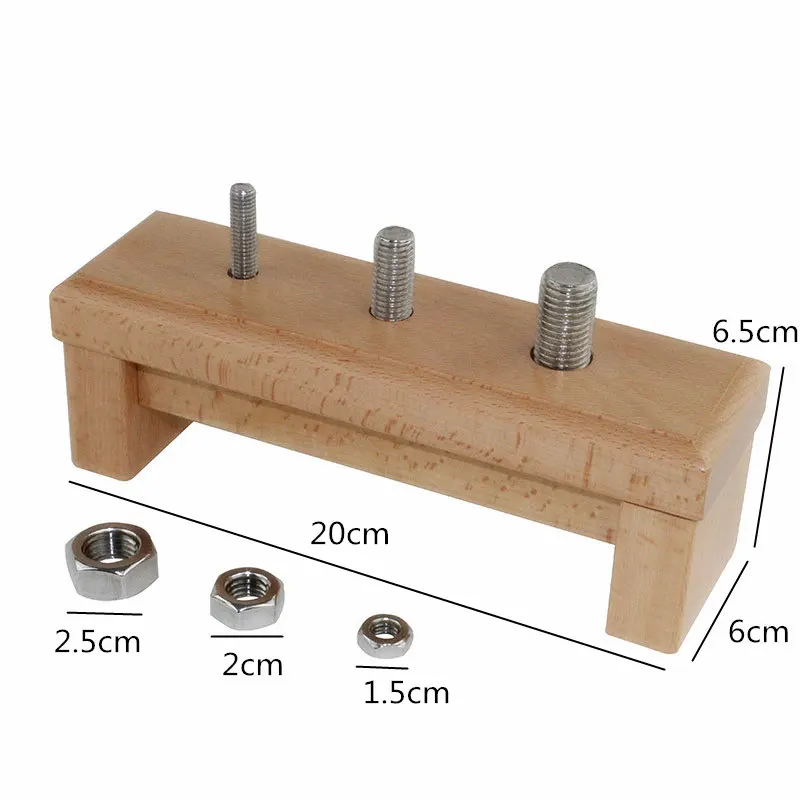  Montessori Teaching aids meticulous cultivation of infant wood intelligence toys screwing and screw - 4000535630201