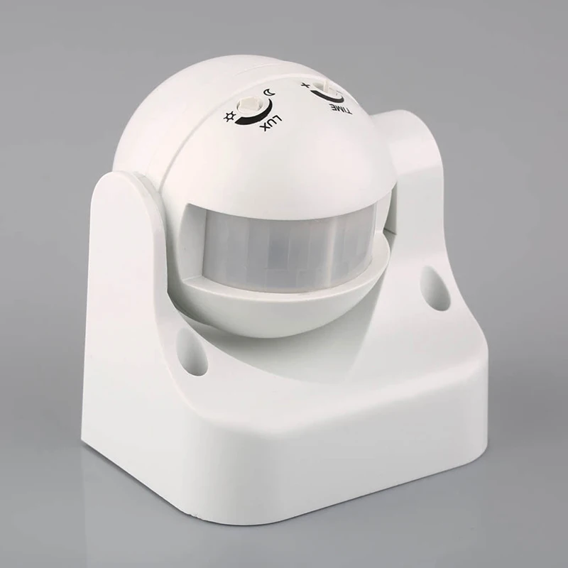 HUXUAN 220-240V/AC 180 Degree Outdoor PIR Security Infrared Motion Sensor Motion witch Movement Detector 2 Color