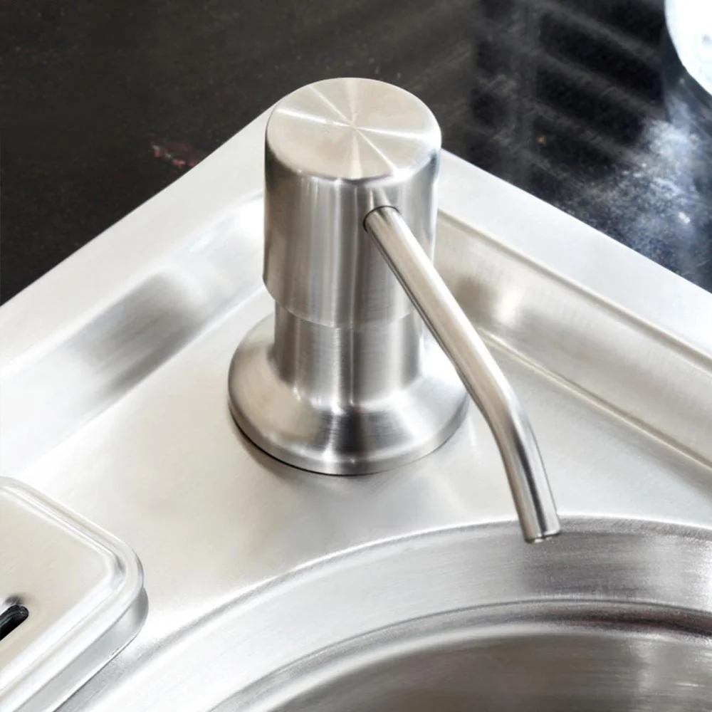 300ML Stainless Steel Soap Dispenser Kitchen Sink Liquid Pump Bottle Sets 300ML Stainless Steel Soap Dispenser Kitchen Sink Liquid Pump Bottle Sets