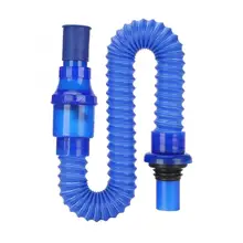 Ванная комната трубка КУХНЯ латунь черный умывальник слив воды стопор в сборе с переливом