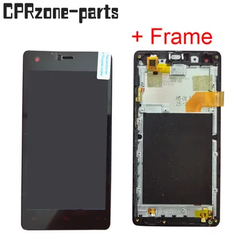 

5.0" Black + Frame For 4Good S502M 4G LCD Display with Touch Screen Digitizer Sensor Panel Assembly