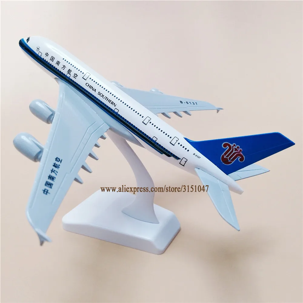 

20cm Air China Southern Airlines A380 Airbus 380 Plane Model Alloy Metal Diecast Model Airplane Aircraft Airways Gift