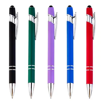 

5pcs 2in1 Capacitive Pen Drawing Touch Screen Stylus Pen+Ballpoint Pen for iPad iPhone Tablet Smartphone Can Custom logo
