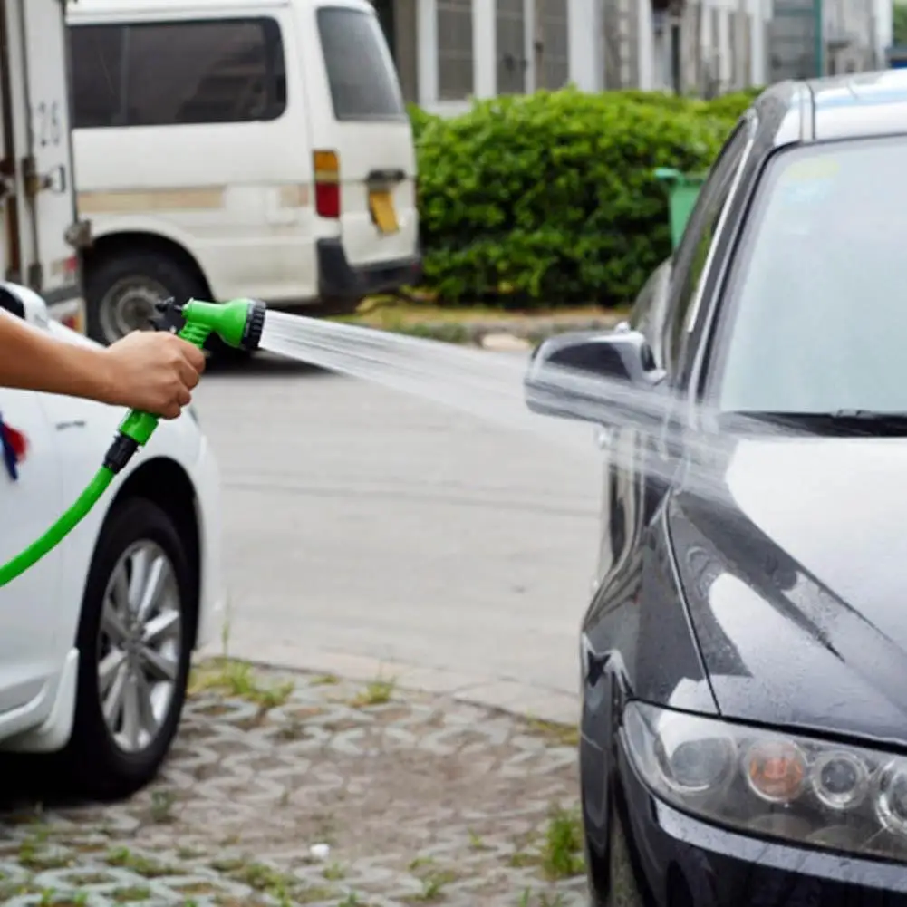 Expandable Garden Hose Watering Hose 7 Patterns Water Gun Sprinkler Car Cleaning Outdoor Supplies garden hose,expandable magic hose,expandable water hose,water hose,expandable hose
