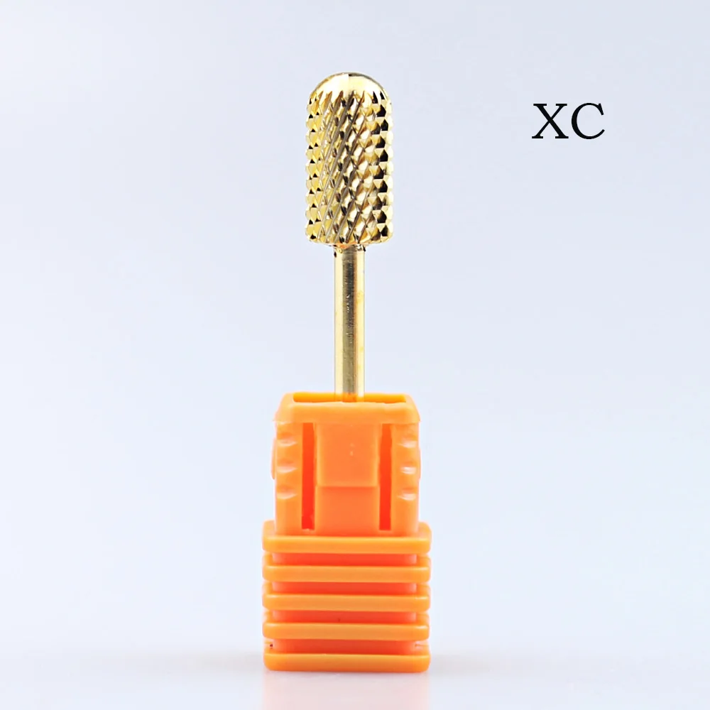 Керамический фрезерный маникюрный станок твердосплавные сверла для ногтей керамический, твердосплавный фрезерный станок для маникюра - Цвет: DJ-C0713W-XC