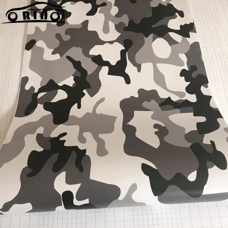 Black White Grey Vinyl Film Wrap-6