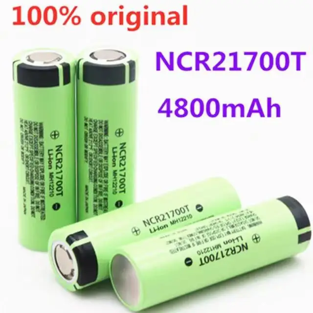 Оригинальная литиевая аккумуляторная батарея 21700 NCR21700T 4800 мАч 3 7 в 40 А