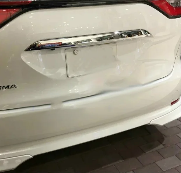 

Для Toyota Estima Previa Tarago 2016-2018 2019 хромированный задний багажник крышка багажника Автомобильная дверь отделка крышки багажника внешние аксессуары