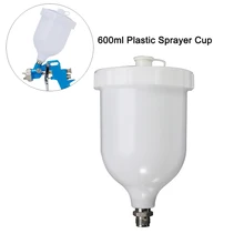 Пластиковый распылитель краски чашка 600 мл распылитель чашка воздушная Гравитация подача краски распыляющая кастрюля Fastmover резьба разъем на запчасти для пистолета-распылителя