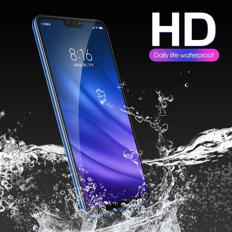 Casptm закаленное стекло для Xiaomi mi 8 Lite Se 5C полное покрытие протектор экрана 5s Plus 5X A1