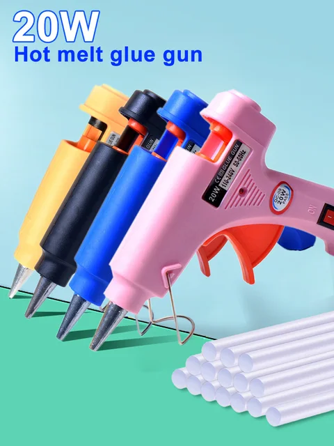 Airmodel Hot-melt Adhesive Gun 20w Small Glue Gun With Switch Hot-melt Gun  7mm Manual High-temperature Glue Gun Su27 Model - AliExpress