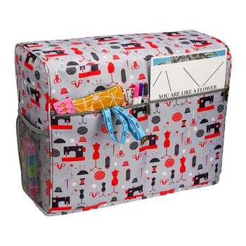 

Sewing Machine Cover Protective Dust Case Bag with Storage Pockets for Needles & Accessories For Household Women Gift