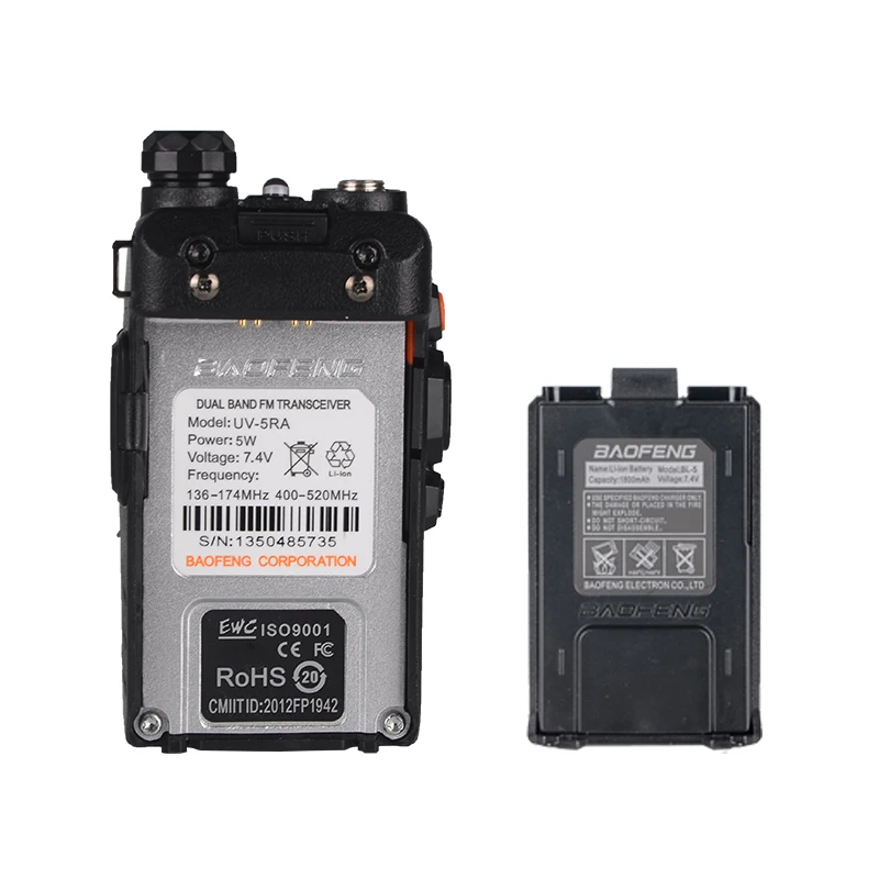 Обновление Baofeng UV-5R рация UV-5RA Профессиональный CB радио 5 Вт 128CH двухдиапазонный СВЧ/УВЧ-трансивер Охота двухстороннее радио