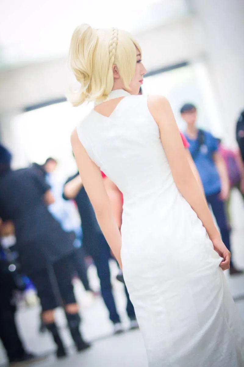 CostumeBuy игра Final Fantasy XV FF15 Косплей Lunafreya Nox Fleuret костюм Luna платья наряд взрослый изготовленный на заказ костюм для Хэллоуина