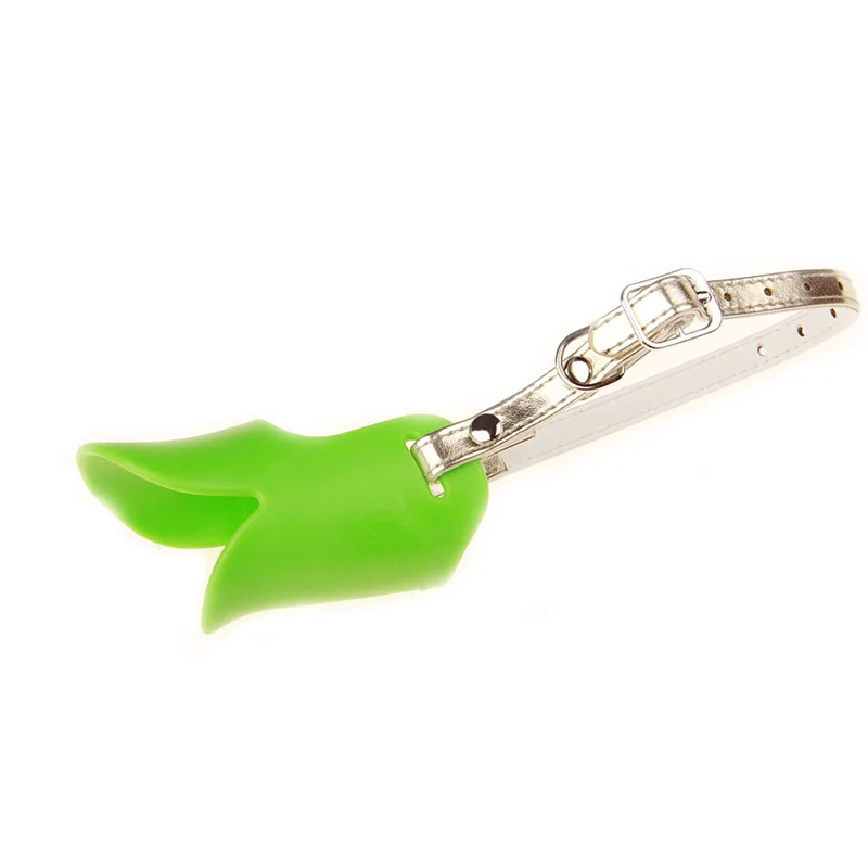10 Dog Muzzle Silicone Cute Duck Mouth Mask Muzzle Bark Bite Stop Small Dog Anti-bite Masks For Dog Products Pets Accessories - Цвет: 10