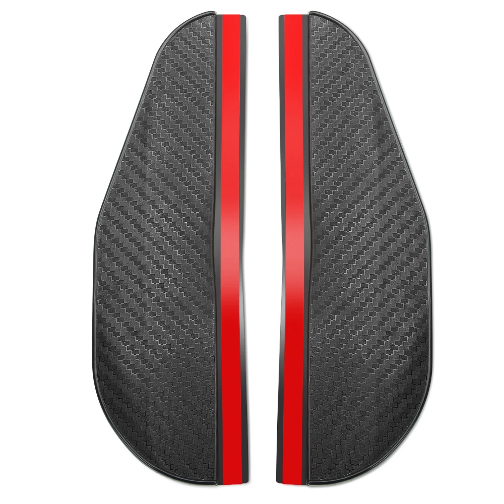 Car Accessories Carbon Fiber Look Car Rain Eyebrow For toyota corolla chr auris auris avensis t25 hilux camry
