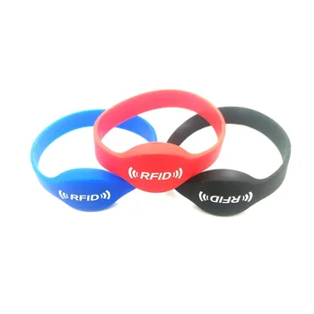 1PCS 125KHZ EM4305 T5577 Writable RFID Duplicator Rewritable Copy Clone Blank Card Wristband Bracelet Access Control 1