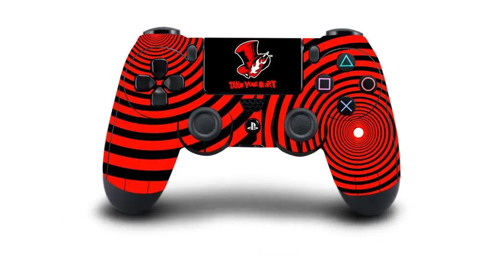 QBTM1363 Persona 5 Защитная крышка наклейка для PS4 контроллер кожи для DualShock 4 Playstation 4 Pro тонкая наклейка PS4 Кожа Наклейка Винил - Цвет: QBTM1363