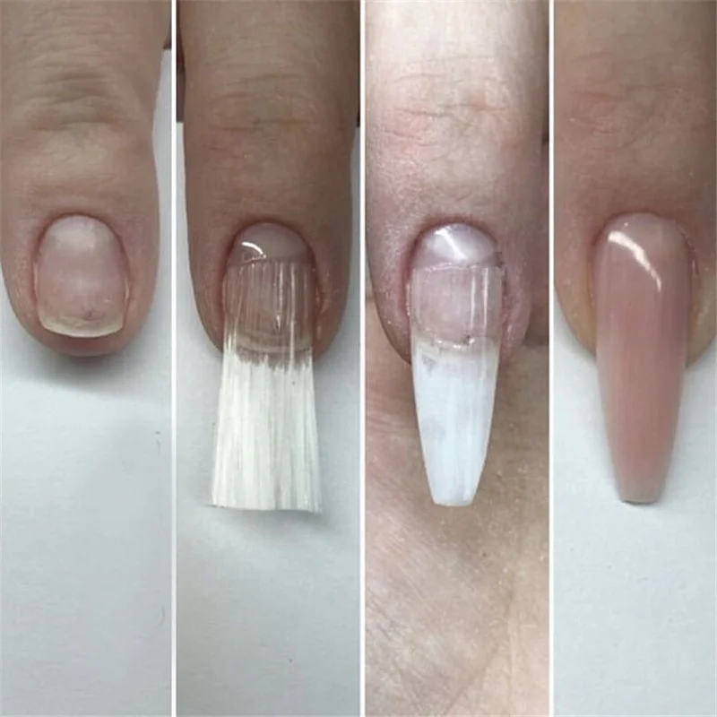 10/20/50 шт волокна Стекло наращивание ногтей Fibernails для шелковые Расширение