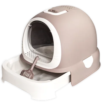 

M8 Cat Sand Pot Fully Closed Toilet Deodorization Extra Large Anti-splash Products Drawermascarillas anti virus cat toilet
