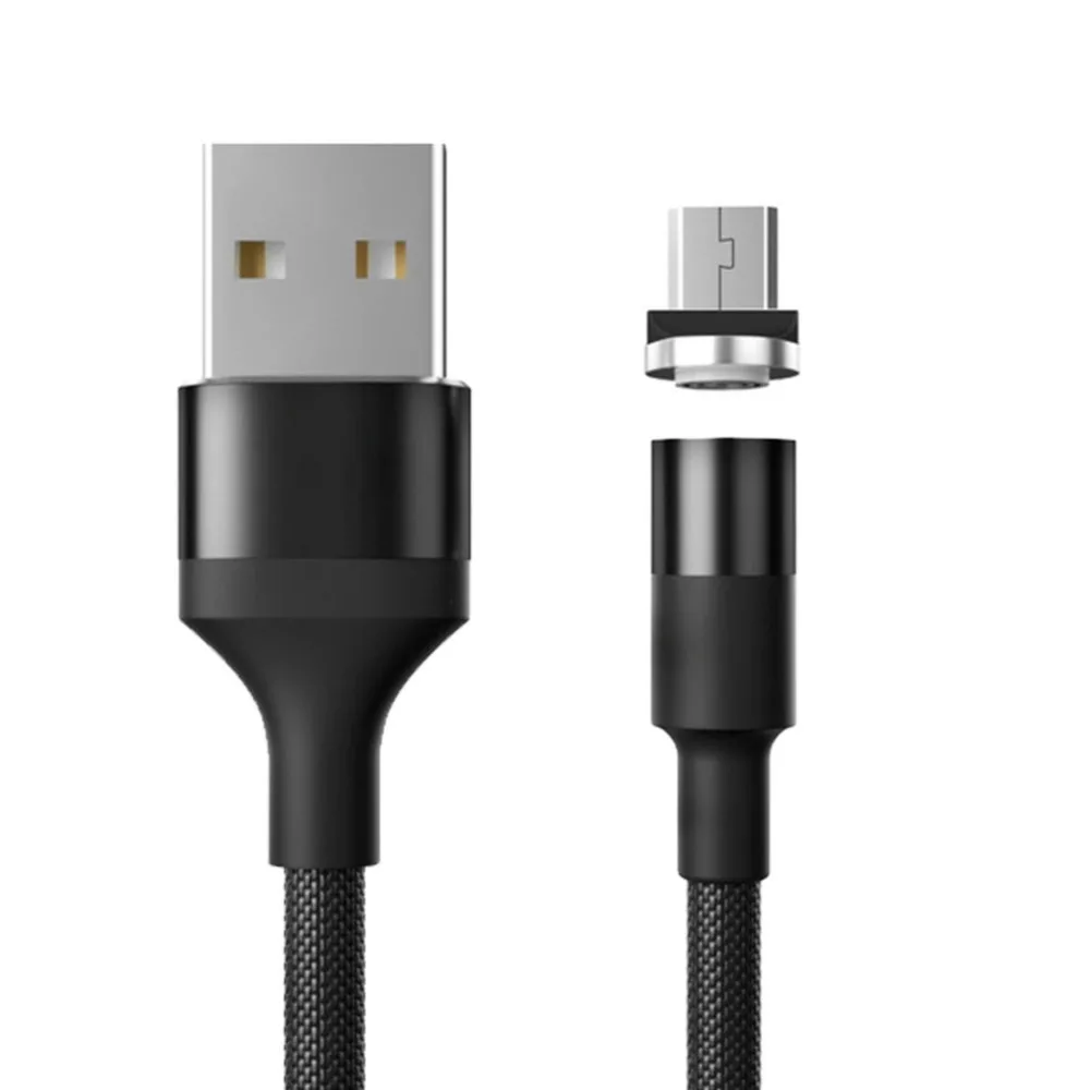 Магнитный USB кабель для Micro USB/type C 3A Быстрый зарядный кабель для передачи данных для мобильного телефона QC3.0 для huawei Xiaomi Магнит USB type-c