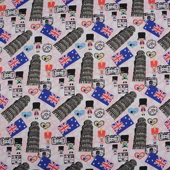 

Factory Direct British-Style Soldier Printed 100% Cotton Canvas, Sunshade Backpack Pillow Seat Cover Printed Canvas