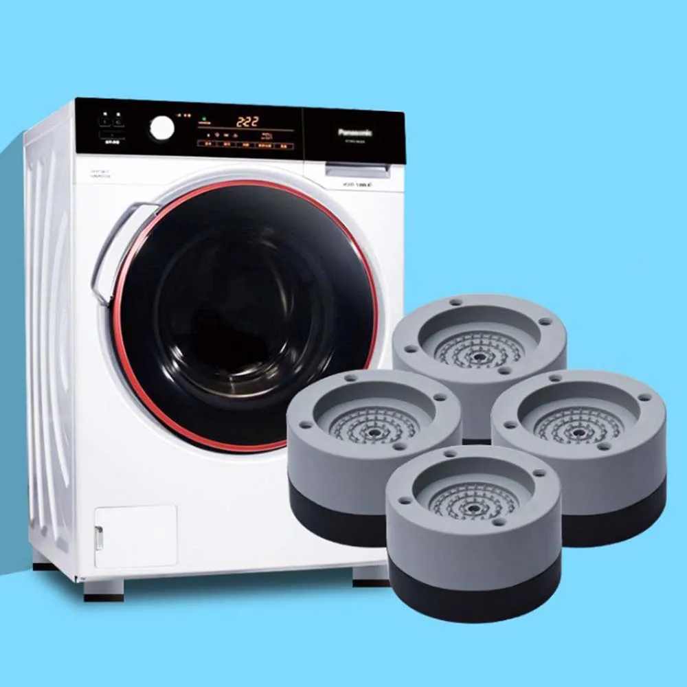 

4Pcs Anti Vibration Feet Pads Washing Machine Rubber Mat Anti-Vibration Pad Dryer Universal Fixed Non-Slip Pad