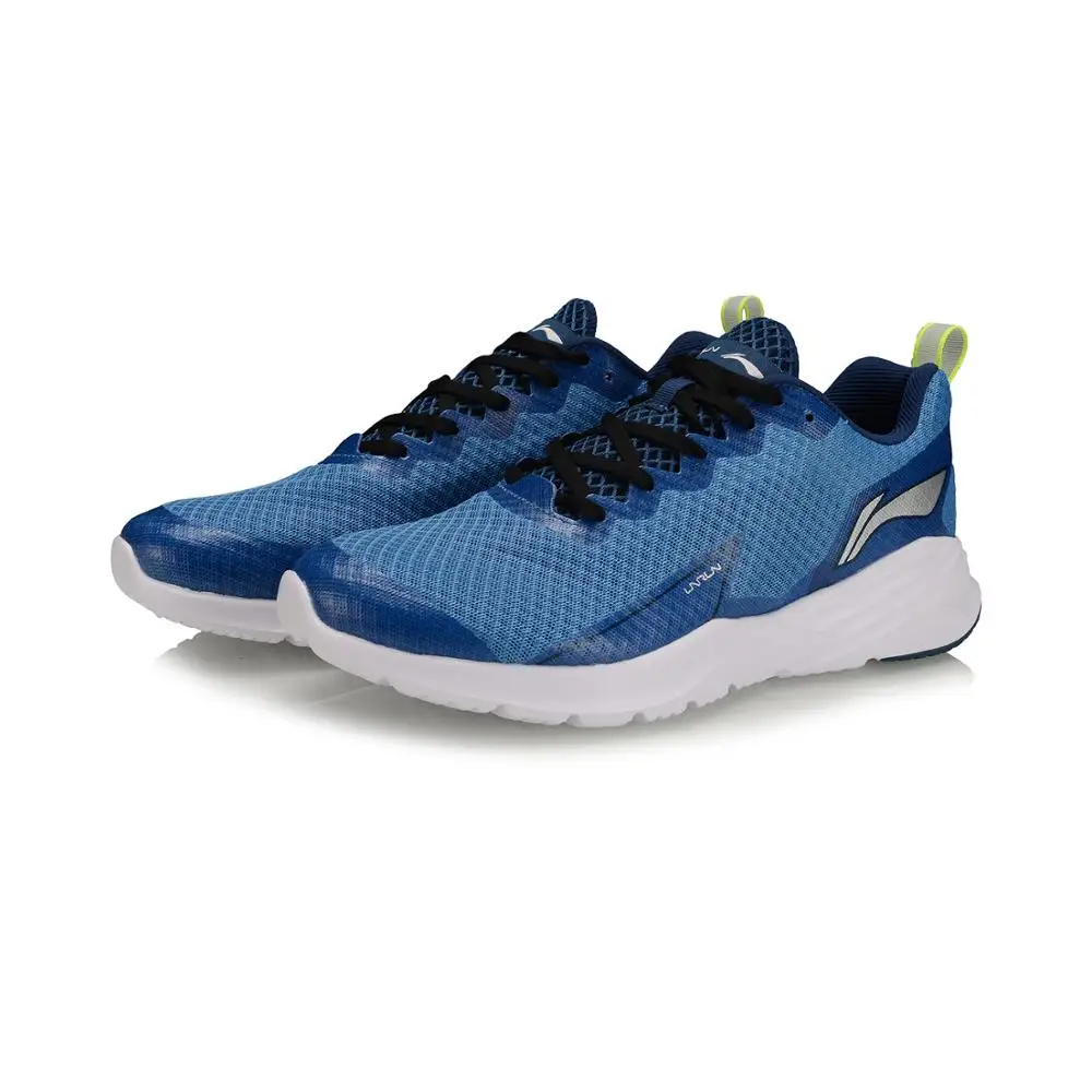 Li-Ning Для мужчин CRAZYRUN удобные кроссовки для бега из дышащего материала Фитнес подкладка светильник Вес удобная спортивная обувь ARHP195 SJAS19