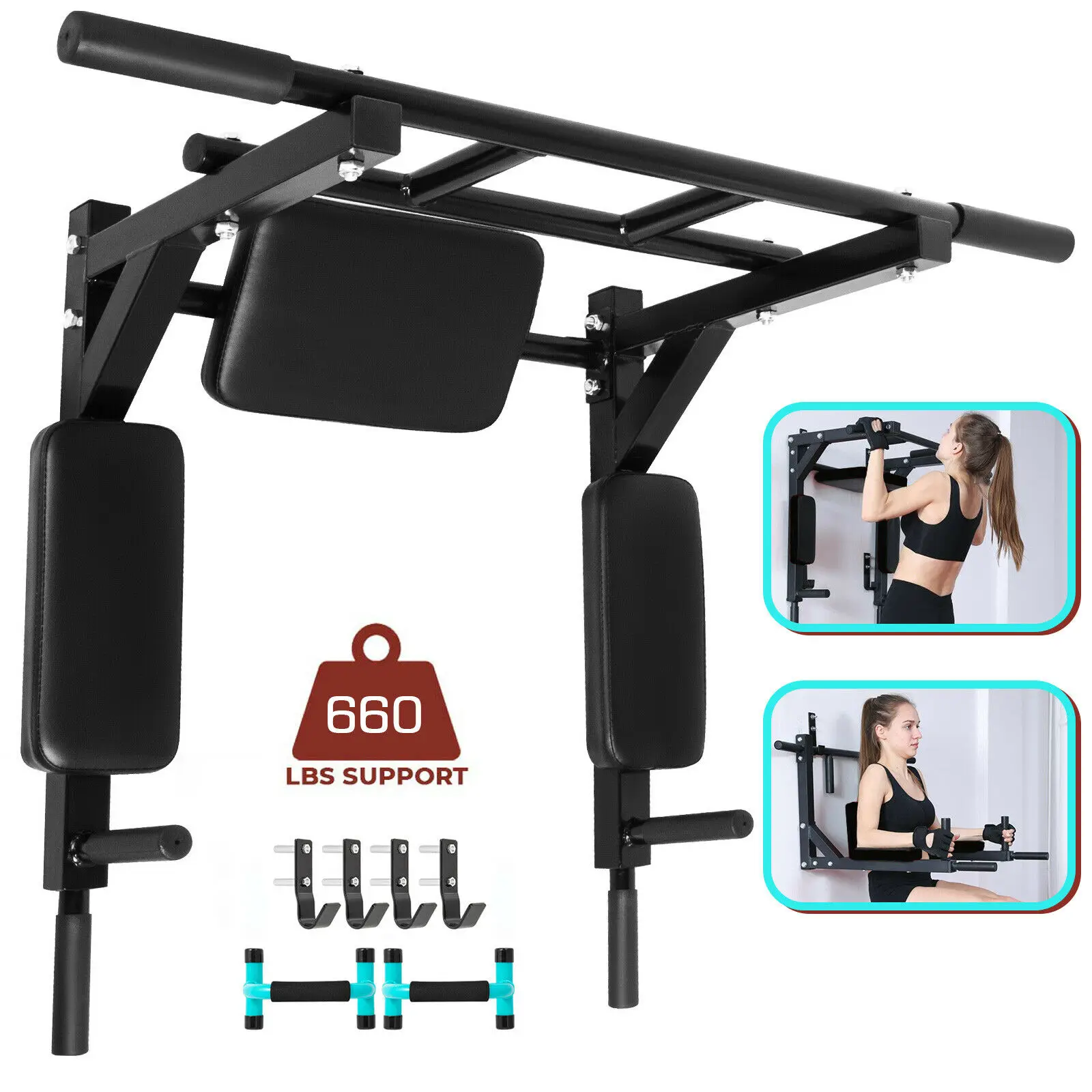 Heavy Duty Pull Up Dip Bar Dip Station Door Mounted Raise Home Gym Exercise Pull Up Bars Sporting Goods Strength Training Weights Heavy Duty Pull Up Dip Bar Dip Station Door Mounted Raise Home Gym Exercise Pull Up Bars Sporting Goods Strength Training Weights