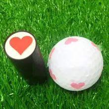 1pcs Plastic Silicone Golf Ball Stamper Stamp Seal Marker Print Gift Prize Golf Accessories For Golfer Random St P1n3