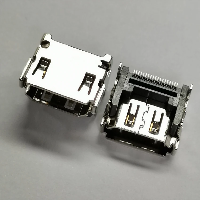 20 шт./лот SMT 19P HDMI гнездовой разъем/разъем джек 19PIN горизонтального типа четыре