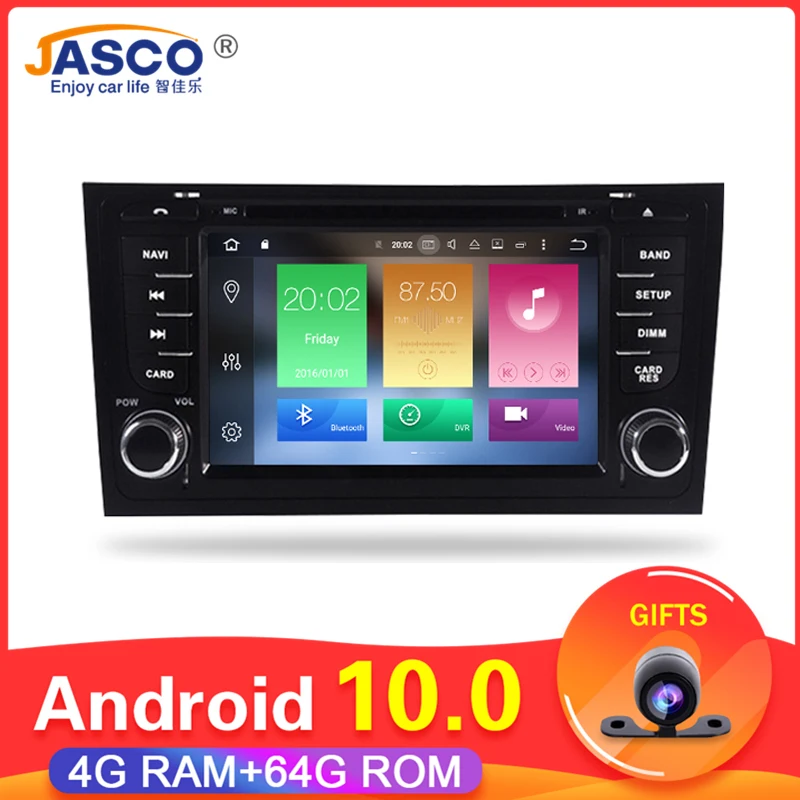 Android 10 Автомобильный DVD стерео мультимедиа головное устройство для AUDI A6 RS6 1997 2004 S6 +