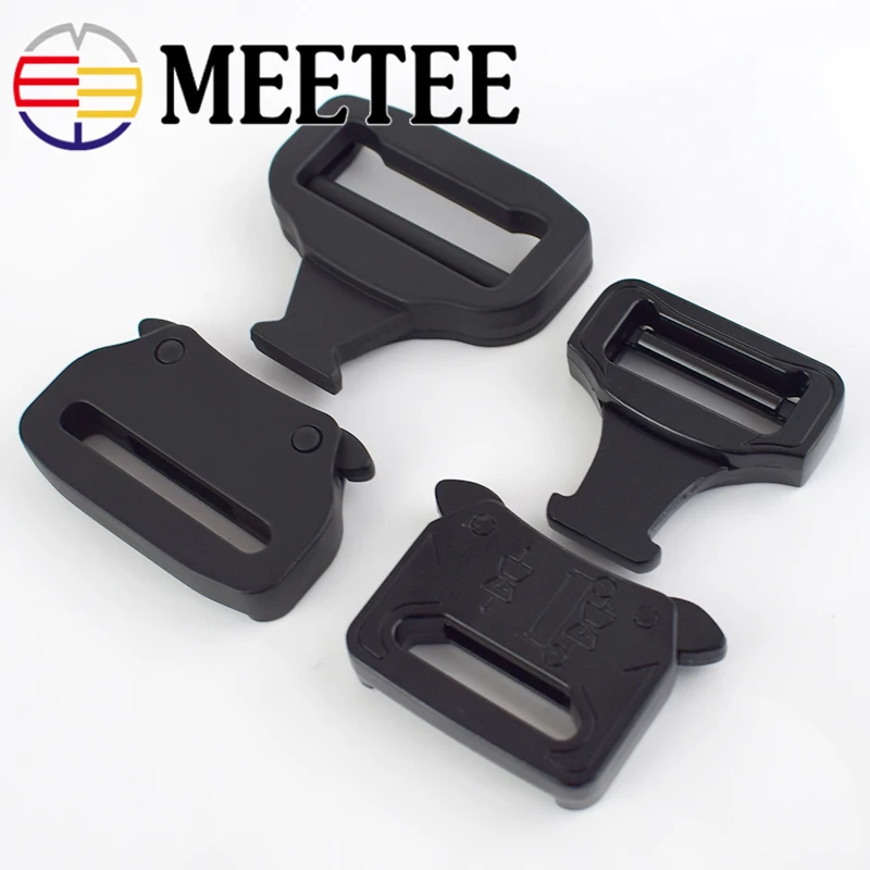 Металлическая сумка Meetee 27 мм/38 мм ремень для рюкзака быстросъемная Пряжка собаки