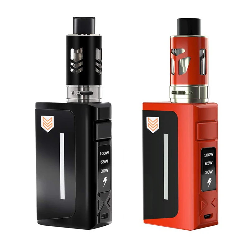 100 Вт Vape Shisha с 2000 мАч батарея мод коробка ручка vape 0.5ohm 3 мл комплект стартовый набор