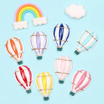 

Hot Air Balloon Refrigerator Magnet Magnet Suction Stone Creative Cute Cartoon Children Decoration Magnetic Paste 3D Scenic