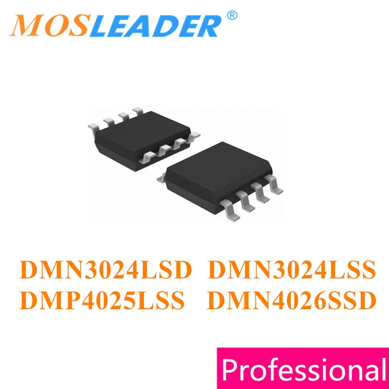 

Mosleader 100 шт. 1000 шт. DMN3024LSD DMN3024LSS DMP4025LSS DMN4026SSD SOP8 DMN3024 DMN3025 DMN3026 китайское хорошее качество