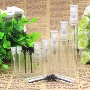 

10pcs/set Mini Plastic Empty Perfume Refillable Bottle Transparent Refillable Spray Bottle Makeup Perfume Sample Bottle Tools