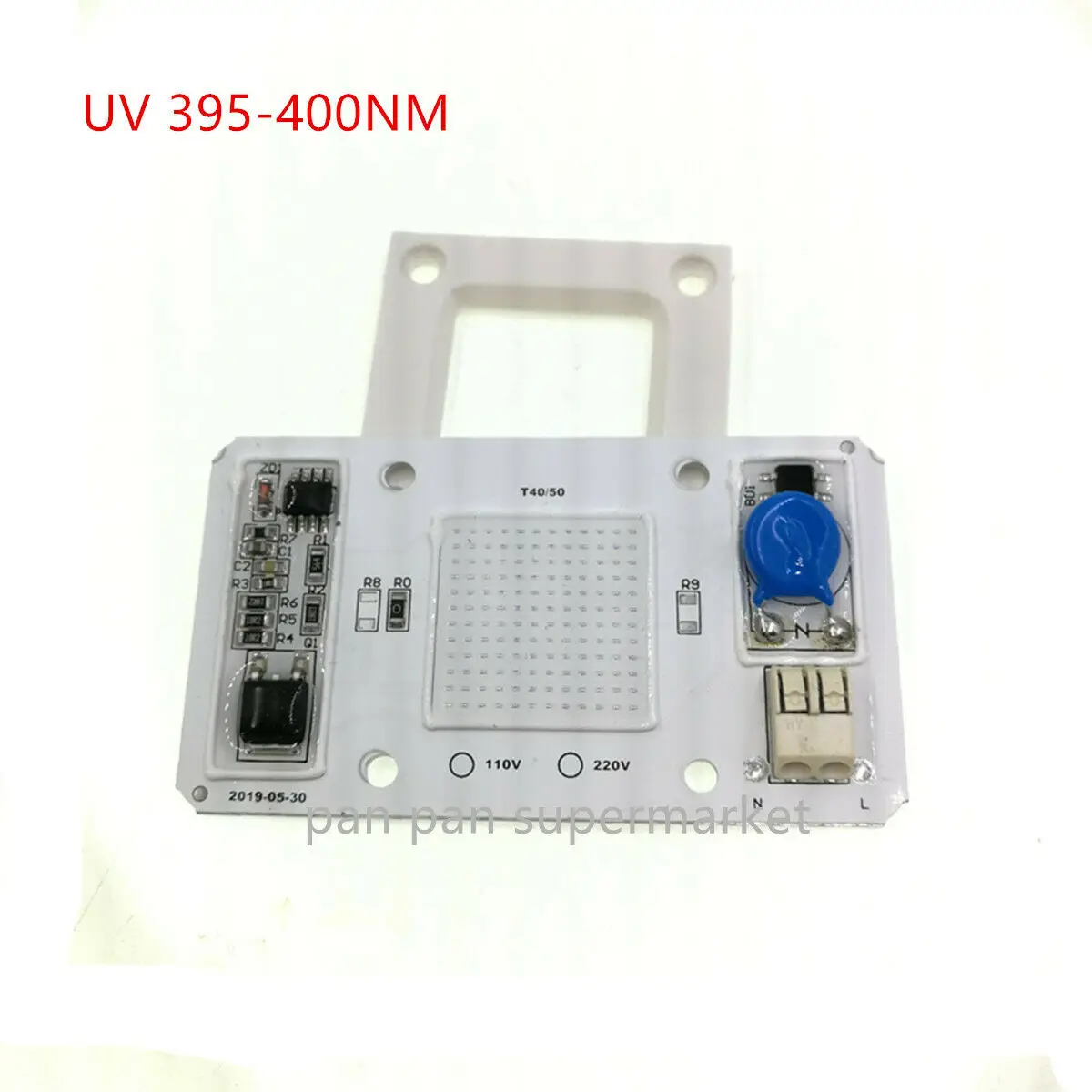 50 Вт 220 В COB UV 395nm Ультрафиолетовый фиолетовый светодиодный светильник для
