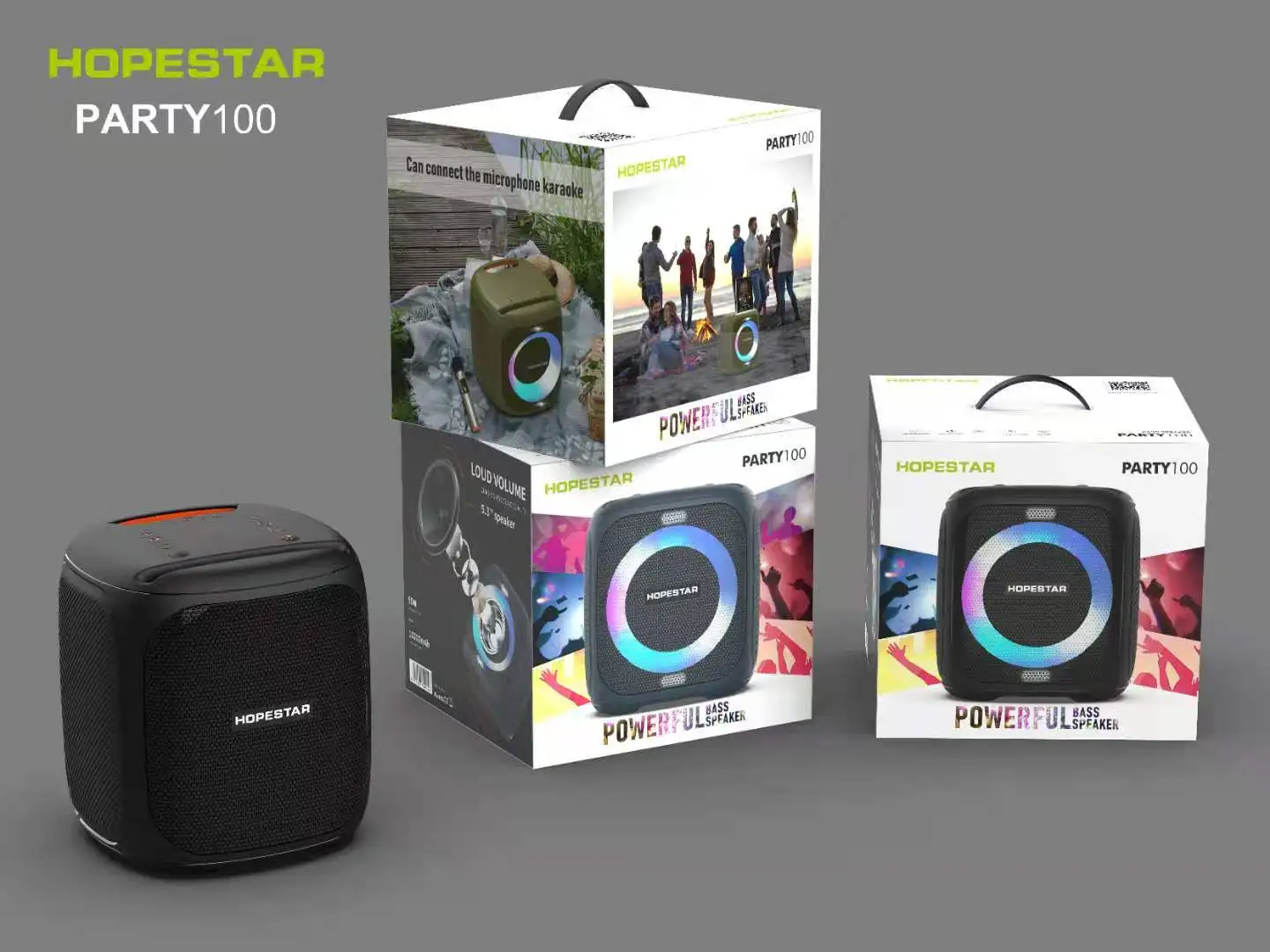 HOPESTAR Party 100 Mini Smart Wireless Bluetooth Speaker description image 4